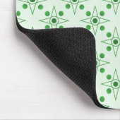 Retrometrische Mousepad, Kelly Green Muismat (Hoek)