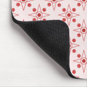 Retrometrische mousepad, rood muismat (Hoek)