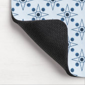 Retrometrische mousepad, Royal Blue Muismat (Hoek)