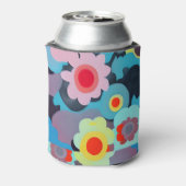 Retromod bloemen blikjeskoeler (Blikje Achterkant)