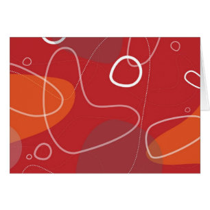 Retromoderne Abstracte kaart