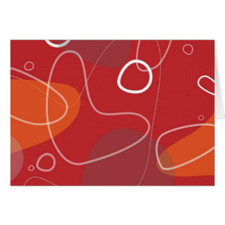 Retromoderne Abstracte kaart