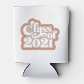 Retromoderne klasse 2021 blikjeskoeler (Voorkant)