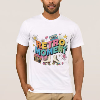 Retromoment – Groovy grafisch T-shirt