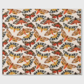 Retromoten verpakkingspapier cadeaupapier (Vlak)