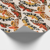 Retromoten verpakkingspapier cadeaupapier (Hoek)