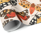 Retromoten verpakkingspapier cadeaupapier (Rol Hoek)