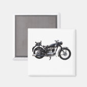 Retromotorfiets Magneet (Voorkant / Achterkant)