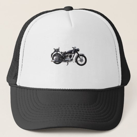 Retromotorfiets Trucker Pet (Voorkant)