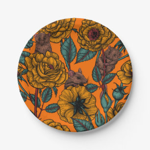 Retromuizen Papieren Bordje