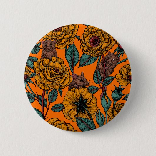 Retromuizen Ronde Button 5,7 Cm (Voorkant)
