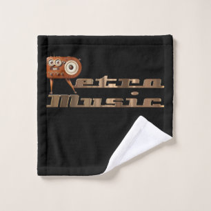 Retromuziek Minion Washandje