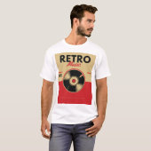 Retromuziek T-shirt (Voorkant volledig)