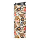 Retromuziekelement Thermosbeker (Gedraaid links)