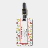 Retronaaigarens met Bagagelabel (Voorkant verticaal)