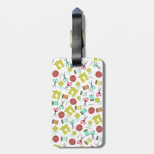 Retronaaigarens met Bagagelabel (Achterkant verticaal)