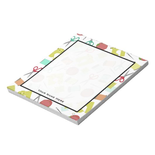 Retronaaigarens met Notitieblok (Linkerzijde)