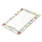 Retronaaigarens met Notitieblok (Schuin)