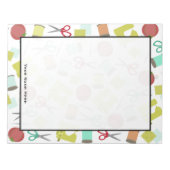 Retronaaigarens met Notitieblok (Voorkant)