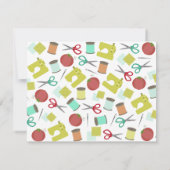 Retronaaigarens met platte gordel notitiekaartje (Achterkant)