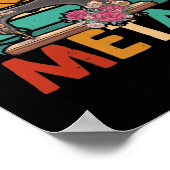 Retronaailiefde voor naaiwerk Pedal Poster (Hoek)