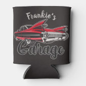 RetroNAAM Red Caddy  klassieke caradie Blikjeskoeler (Voorkant)