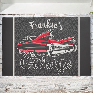 RetroNAAM Red Caddy  klassieke caradie Deurmat