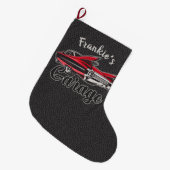 RetroNAAM Red Caddy klassieke caradie Grote Kerstsok (Voorkant (Hangend))