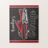 RetroNAAM Red Caddy  klassieke caradie Legpuzzel (Verticaal)