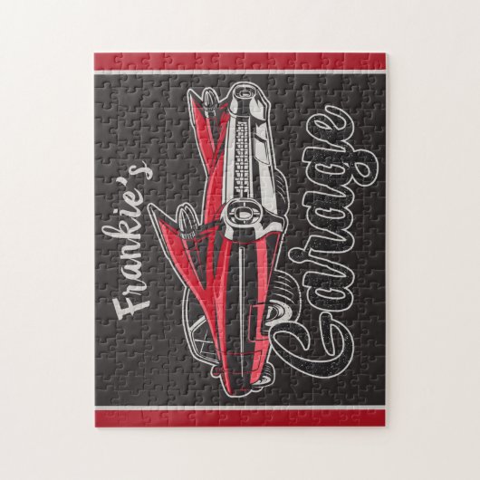 RetroNAAM Red Caddy  klassieke caradie Legpuzzel (Verticaal)