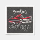 RetroNAAM Red Caddy klassieke caradie Servet (Voorkant)