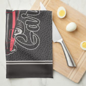 RetroNAAM Red Caddy  klassieke caradie Theedoek (Quarter Fold)