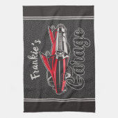 RetroNAAM Red Caddy  klassieke caradie Theedoek (Verticaal)