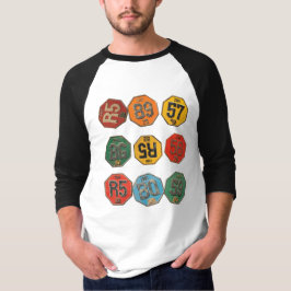 Retronummerbadge-Collectie T-shirt