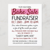 Retroontwerp, Charity Bake Sale Event Adverteren Flyer (Voorkant)