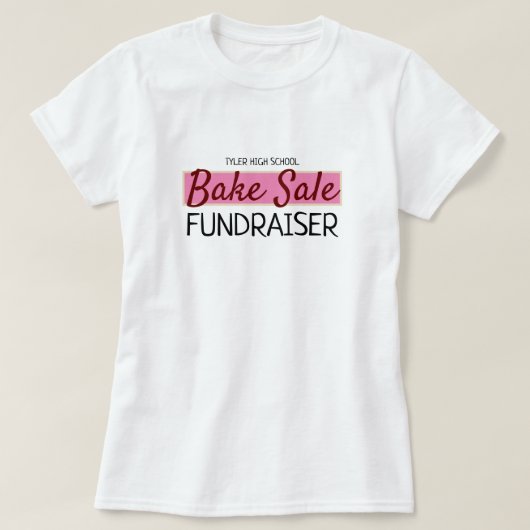 Retroontwerp, Charity Bake Sale Event T-shirt (Design voorkant)