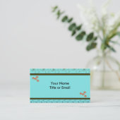 Retroontwerp-Visitekaartjes Visitekaartje (Staand voorkant)