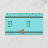 Retroontwerp-Visitekaartjes Visitekaartje (Achterkant)