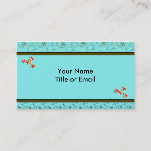 Retroontwerp-Visitekaartjes Visitekaartje (Voorkant)