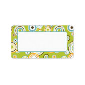 Retroontwerp voor mailinglabels etiket (Voorkant)