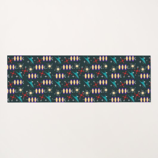 Retroontwerp Yogamat (Achterkant (horizontaal))