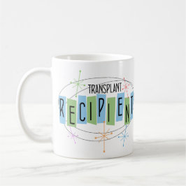 Retroontwerptransplantatie ontvanger koffie mok