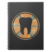 Retroororthodontische tandheelkunde tand Grafisch Notitieboek (Voorkant)