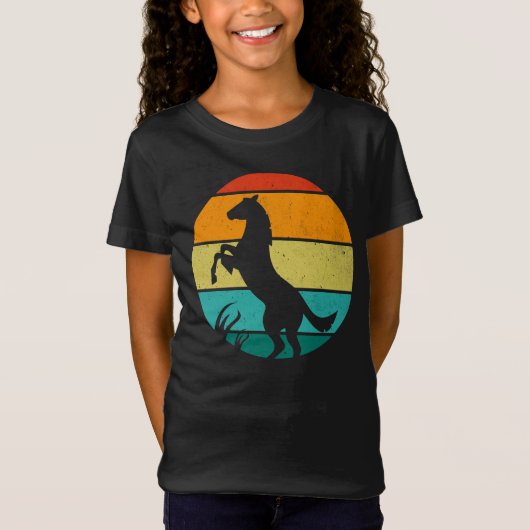 Retropaard T-shirt (Voorkant)