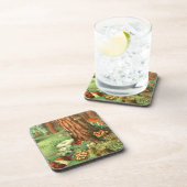 Retropaddenstoel Onderzetter bos (Rechterzijde)