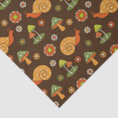 Retropaddenstoelen en nagels tissuepapier (Detail)