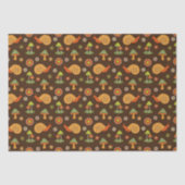 Retropaddenstoelen en nagels tissuepapier (Voorkant)