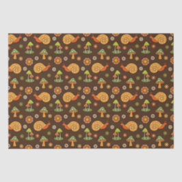 Retropaddenstoelen en nagels tissuepapier