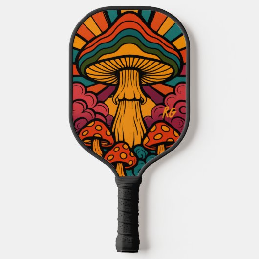 Retropaddenstoelen met monogram pickleball paddle (Achterkant)
