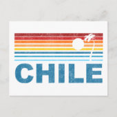 Retropalmboom Chili Briefkaart (Voorkant)
